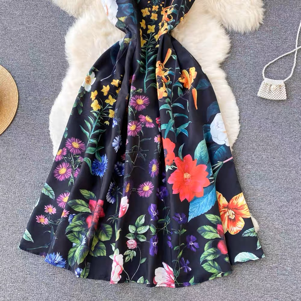 Breaking the rules floral gown FD113 images
